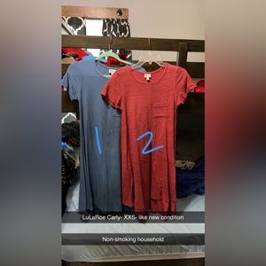 LuLaRoe Carly XXS- like new! $10/each. Non-smoking!